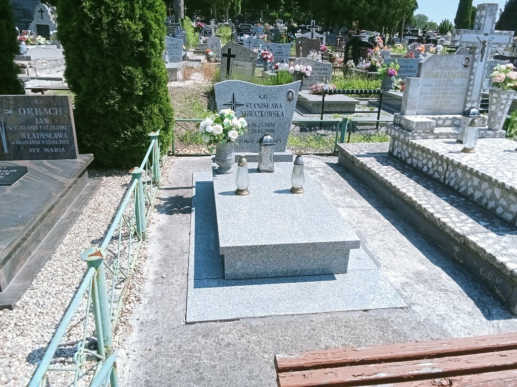 Grób Stanisława Nowatkowska