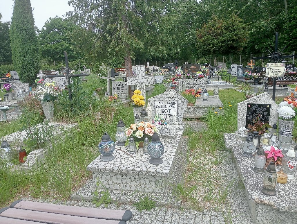Grób Emilia Kot