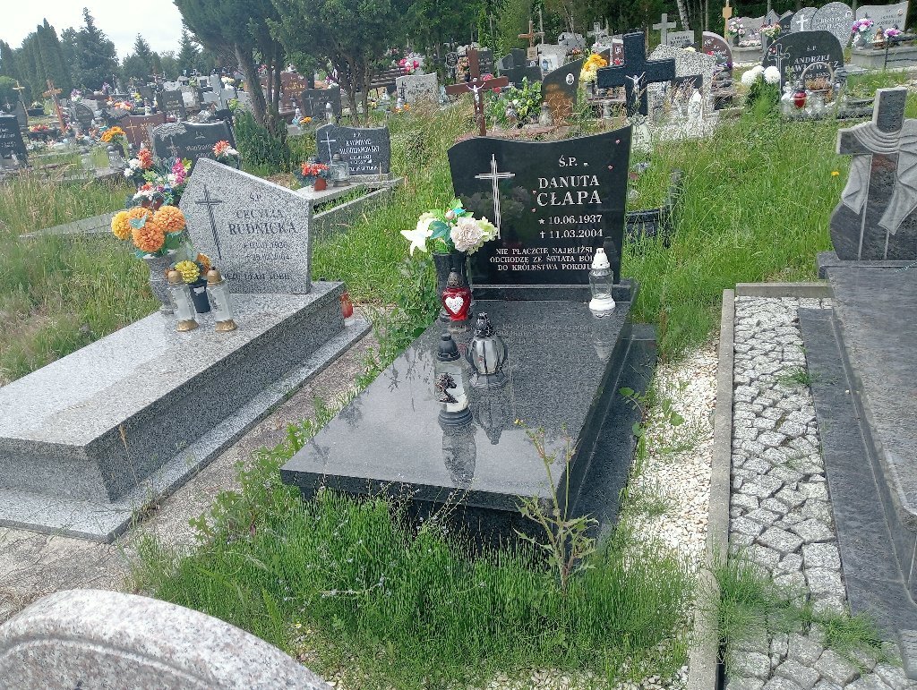 Grób Danuta Cłapa