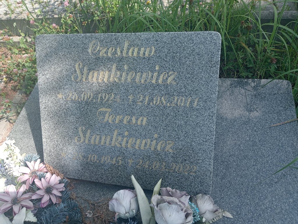 Grób Czesław Stankiewicz