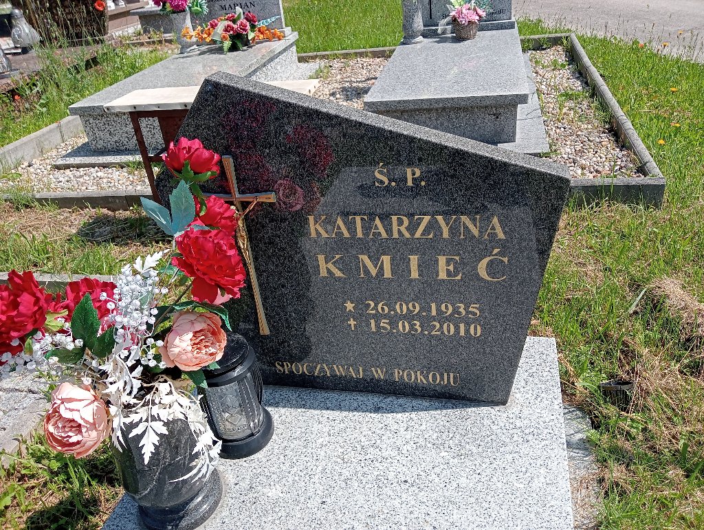 Grób Katarzyna Kmieć